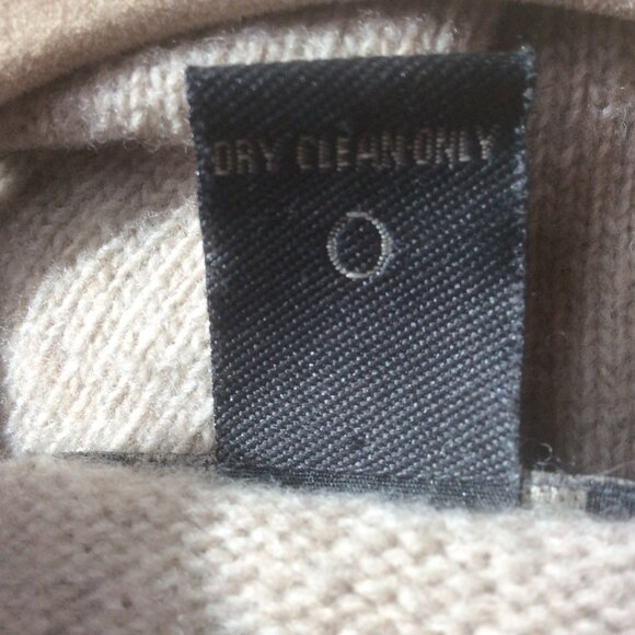 Lambswool Blend Argyle Tan/Brown Old Money Cardigan Sweater by Van Heusen Small - Picture 4 of 4